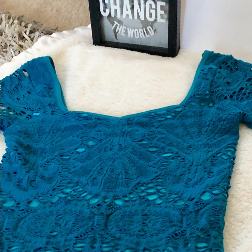 Free People Lace Bodycon Dress - Picture 3 of 6